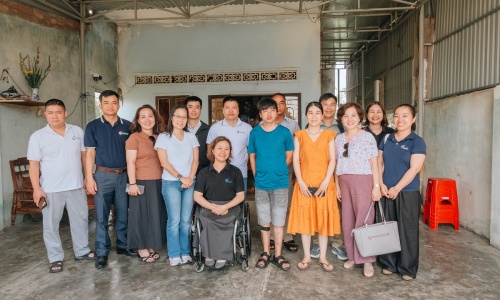 U.S. Embassy and NACCET delegation visits inclusion 2B project implementation sites